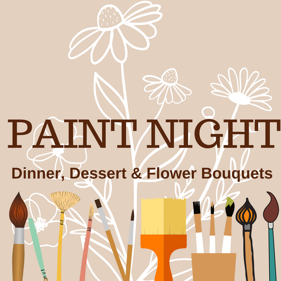 Paint Night on the Flower Farm Sept 9th