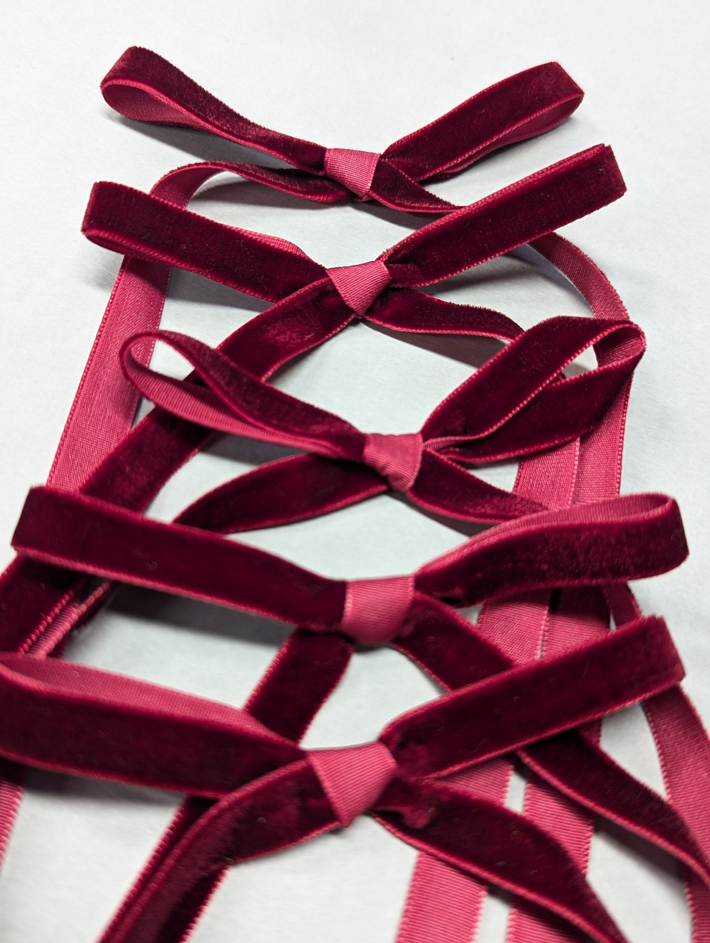 Christmas Thin Velvet Bows