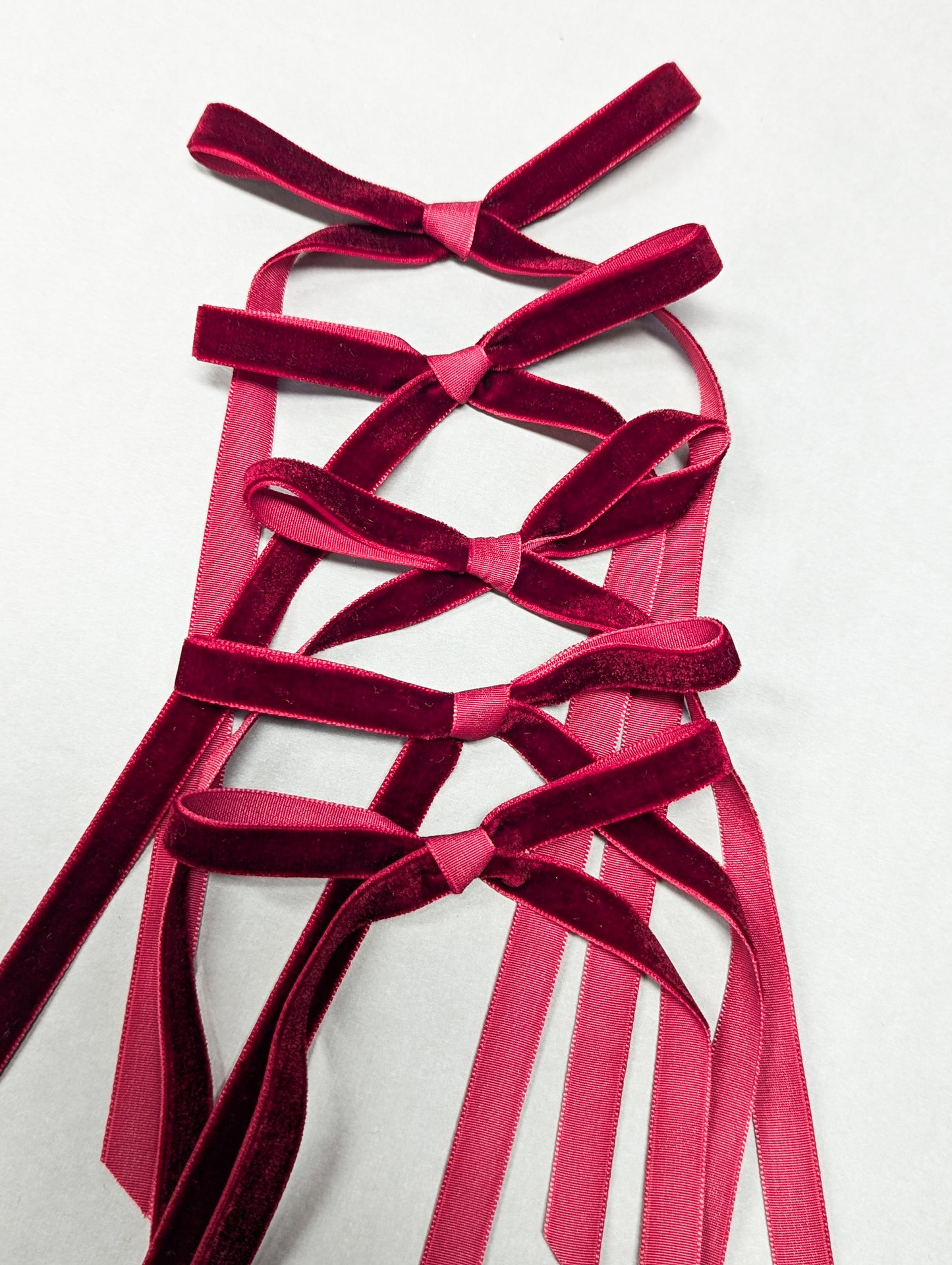 Christmas Thin Velvet Bows