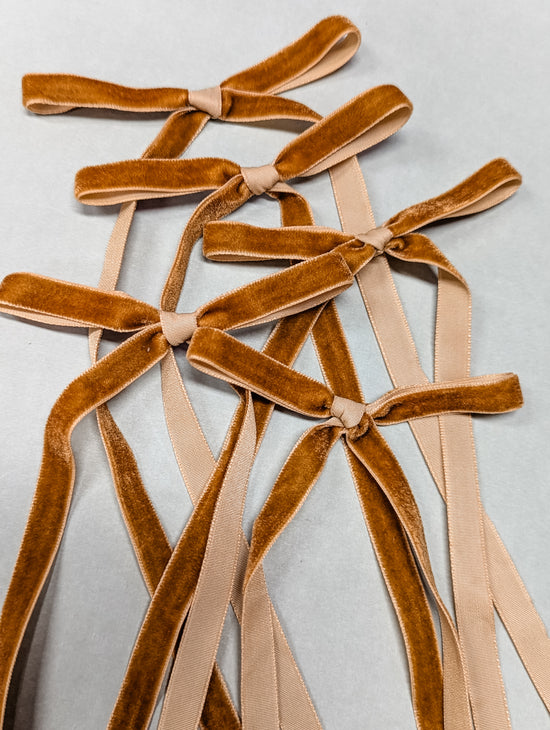Christmas Thin Velvet Bows