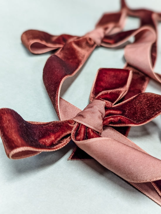 Christmas Wide Velvet Bows