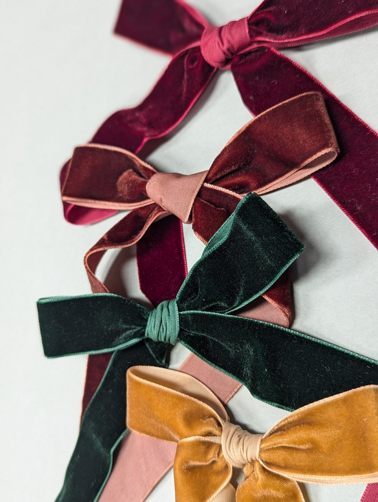 Christmas Wide Velvet Bows