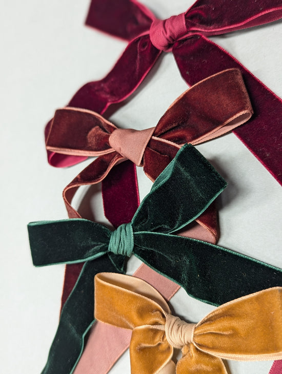 Christmas Wide Velvet Bows