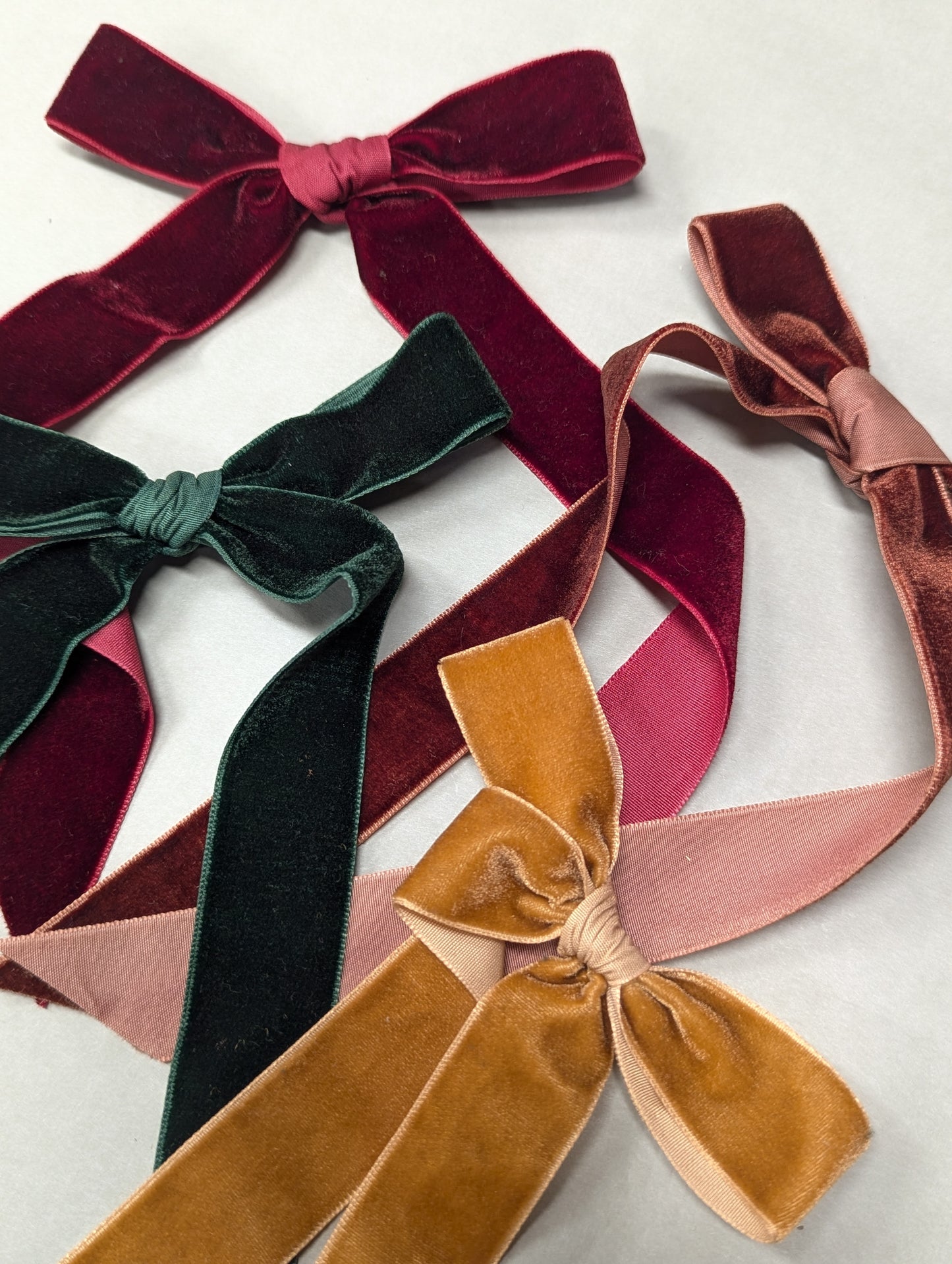 Christmas Wide Velvet Bows