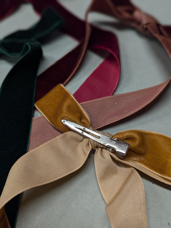 Christmas Thin Velvet Bows