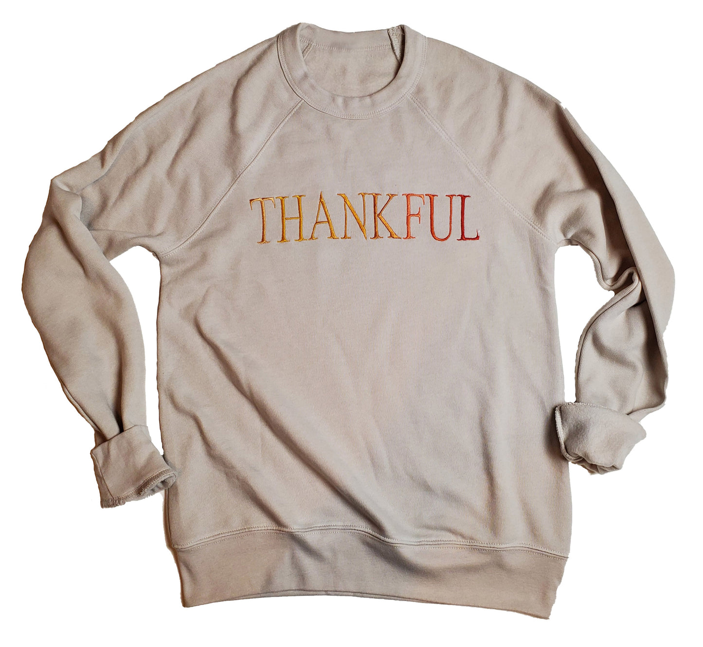 off-white cream adult unisex embroidered sweatshirt
